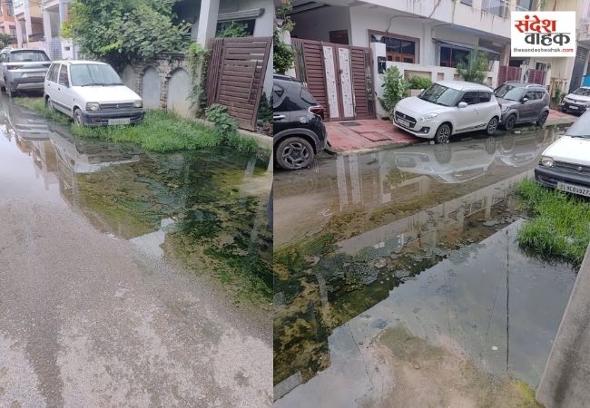 इन्दिरा प्रियदर्शिनी वार्ड में दर्जनों सीवर चोक