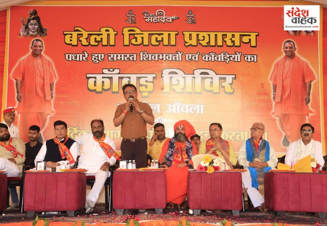 भमोरा बाईपास पर विशाल कांवड़ शिविर और भंडारे का शुभारंभ
