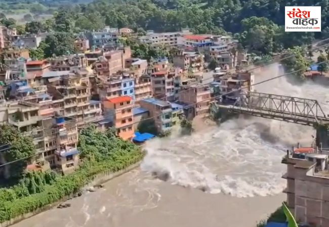 नेपाल में भोटेकोशी नदी ने तिमुरे और स्याब्रुबेसी में मचाई तबाही