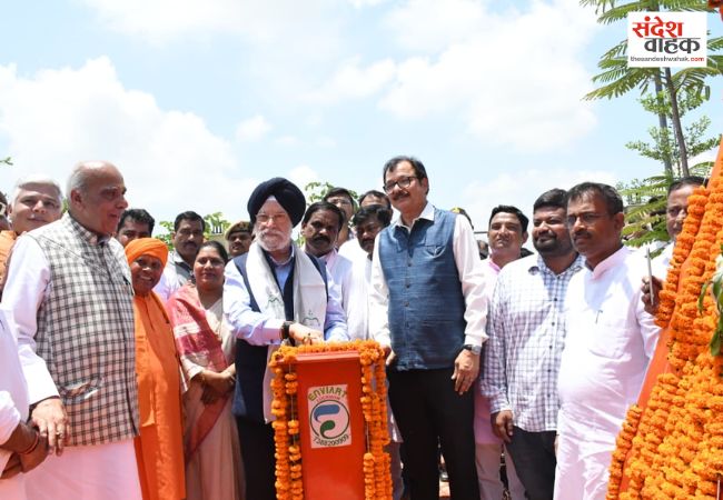 केंद्रीय मंत्री हरदीप सिंह पुरी ने लाइट एंड साउंड शो व विपश्यना पार्क का किया लोकार्पण