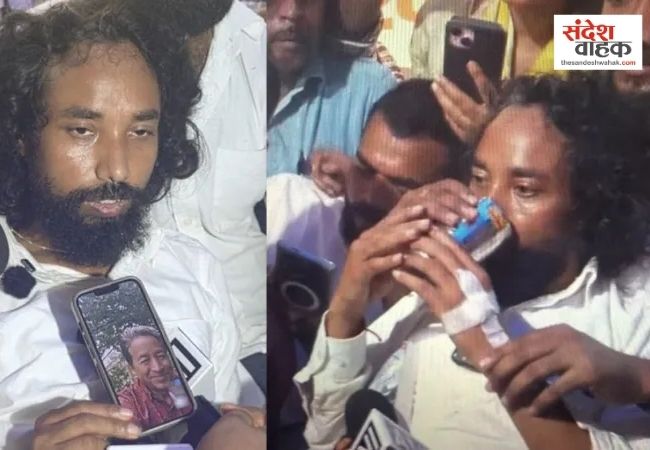 सोनम वांगचुक के समझाने पर 4 दिन बाद देवेंद्र महतो ने किया जल ग्रहण, अनशन अब भी जारी