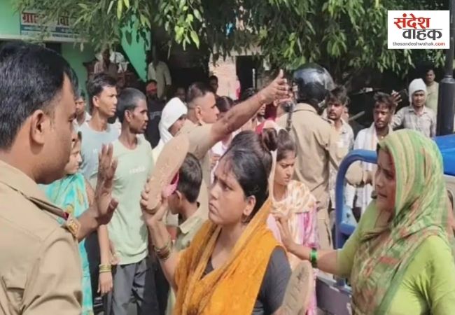 शाहजहांपुर में युवक की मौत के बाद हंगामा, महिलाओं ने पुलिस से की धक्का-मुक्की
