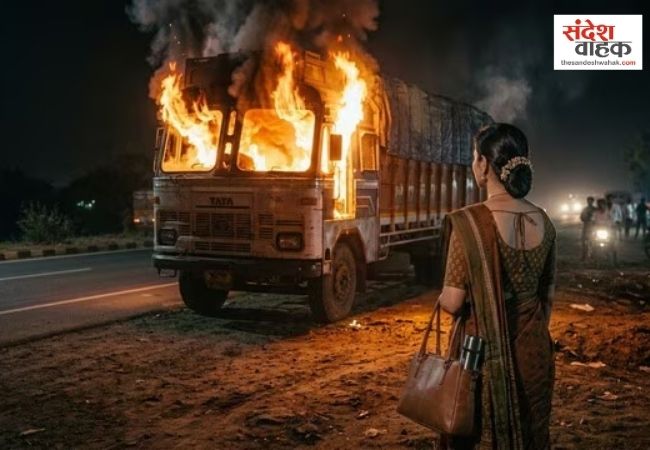 प्रेमिका ने हत्या कर ट्रक के केबिन में जला डाली प्रेमी की लाश, एक महीने बाद खुला राज