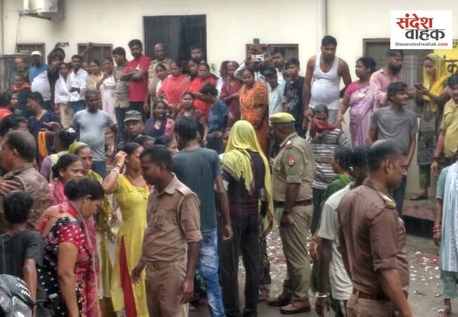 लखनऊ में ऑटो ड्राइवर की संदिग्ध मौत पर बवाल, 50 लाख मुआवजे की मांग, 4 हिरासत में