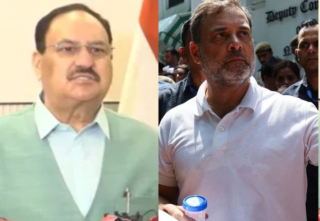 कैमराजीवी ड्रामा’ कर रहे राहुल गांधी, धरने पर भड़के नड्डा, बोले- देश देख रहा सस्ती राजनीति