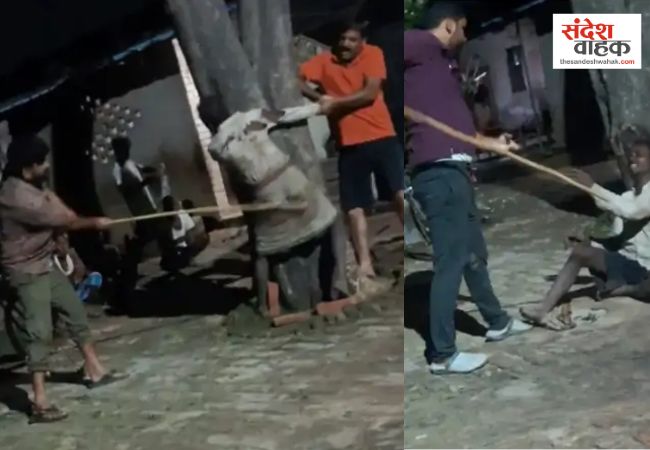 वाराणसी में ट्रैक्टर चोरी के शक में मजदूर की पीट-पीटकर हत्या, पेड़ से बांधकर मारे डंडे