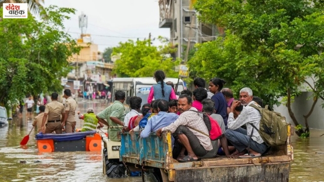 दक्षिण भारत में बारिश का कहर, केरल में बाढ़ से 8 और कर्नाटक में लैंडस्लाइड से एक परिवार के 3 लोगों की मौत