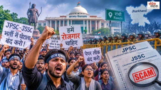 Jharkhand JPSC Student Protest