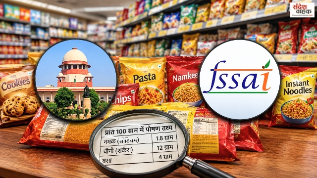 पैकेज्ड फूड पर SC की FSSAI को फटकार, पैकेट में कितना चीनी-नमक? साफ-साफ बताना होगा