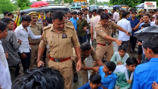 Mahoba Gen Alpha Students Protest