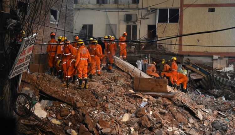 Satya Niketan Building Collapse