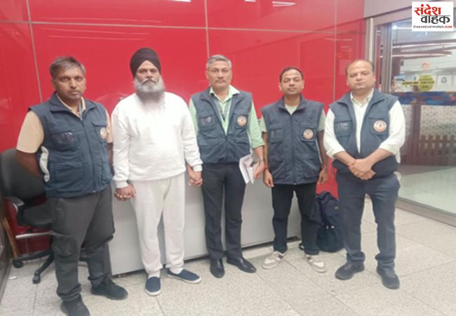 अमेरिका से डिपोर्ट कर भारत लाया गया 10 साल से फरार आरोपी हरनेक सिंह