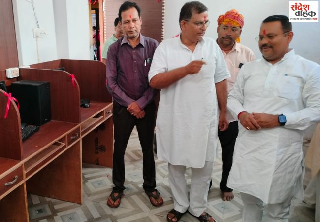 सरस्वती शिशु मंदिर में शुरू हुई कंप्यूटर शिक्षा की सुविधा