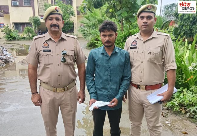 तमंचा और कारतूस के साथ युवक गिरफ्तार