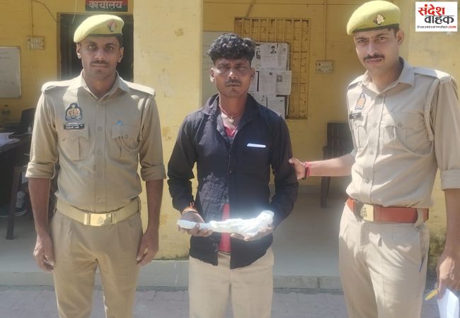 तमंचा और कारतूस के साथ शातिर गिरफ्तार