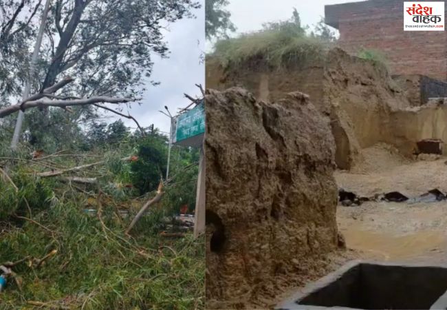 यूपी में मूसलाधार बारिश से हुए हादसों में 15 लोगों की मौत