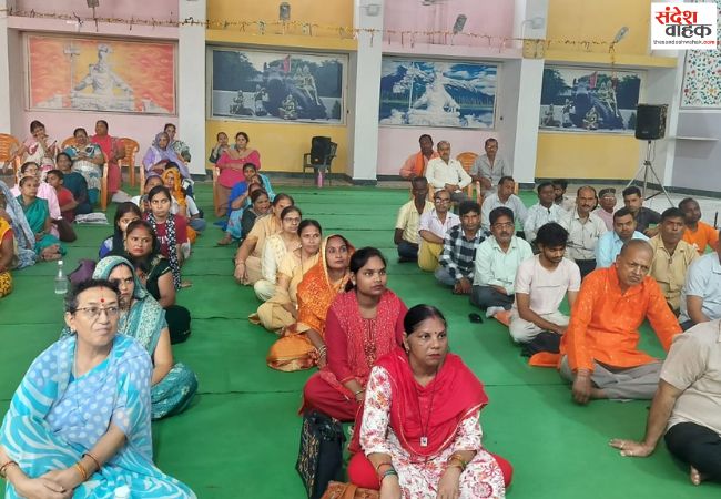 दिव्य ज्योति जाग्रति संस्थान ने मनाया आयुर्वेदा डे