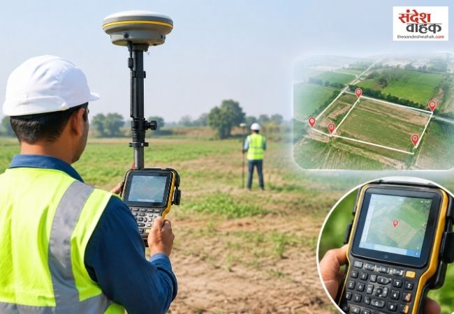 यूपी में बदल गया जमीन नापने का तरीका, GNSS रोवर से होगी सटीक पैमाइश