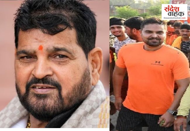 पिता बृजभूषण फिर पहुंचें संसद, इसके लिए विधायक बेटे प्रतीक ने की 35 KM की कांवड़ यात्रा