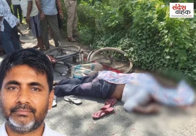 कानपुर में व्यापारी की दिनदहाड़े हत्या, सड़क पर पड़ा मिला धड़, 12 फीट दूर गड्ढे में पड़ा था सिर