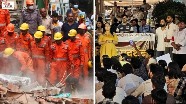 Satya Niketan Building Collapse