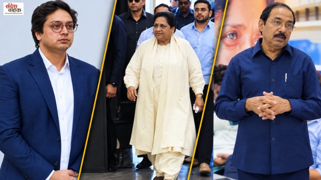 Akash Anand-Mayawati-Ashok Siddharth