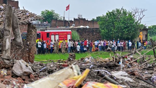 Kaushambi Firecracker Factory Blast