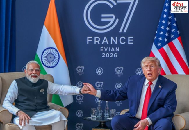 पीएम मोदी और अमेरिकी डोनाल्ड ट्रंप के बीच फोन पर व्यापार व वैश्विक सुरक्षा पर हुई चर्चा