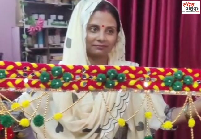 स्वयं सहायता समूह से जुड़कर विदुषी यादव ने संवारी आर्थिक स्थिति