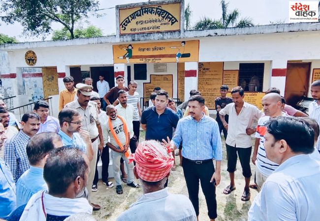 DM और JCP ने बीकेटी के बाढ़ प्रभावित इलाकों का लिया जायजा