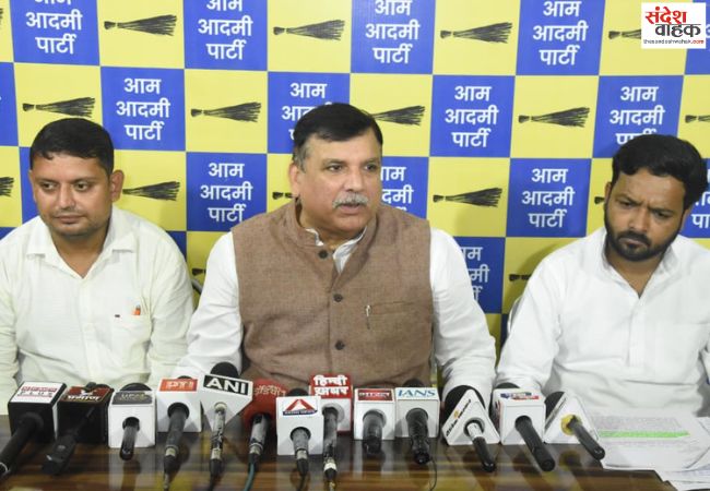 वोट चोरी के मुद्दे पर आप का प्रदर्शन 9 अक्टूबर को