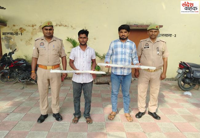 रंगदारी और जानलेवा हमले के 2 आरोपी गिरफ्तार