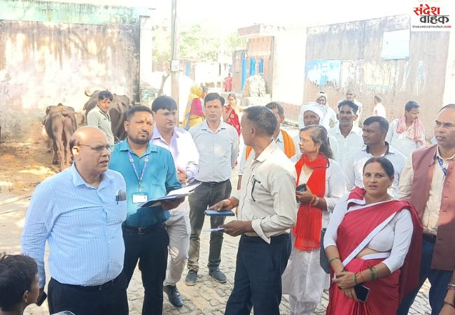 संचारी रोग नियंत्रण अभियान को लेकर ग्राउंड जीरो पर उतरे CMO