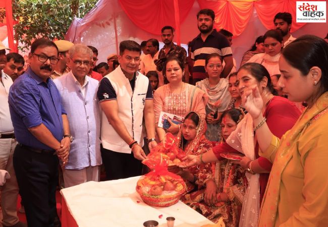 गुदड़ बाग मंदिर परिसर में सेवा सेतु अभियान का हुआ भव्य शुभारंभ