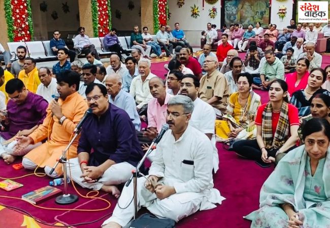नवरात्रि पर श्रीहरि मंदिर में उमड़ी श्रद्धालुओं की आस्था