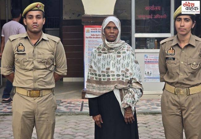 थाना किला पुलिस ने एनबीडब्ल्यू वारंटी महिला को किया गिरफ्तार