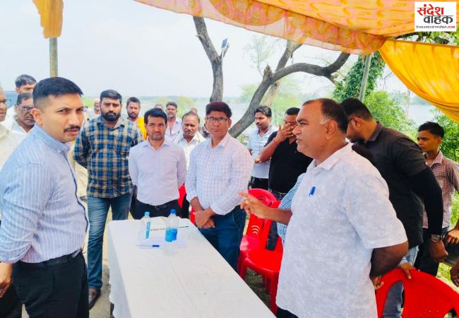 DM और JCP ने बीकेटी के बाढ़ प्रभावित इलाकों का लिया जायजा