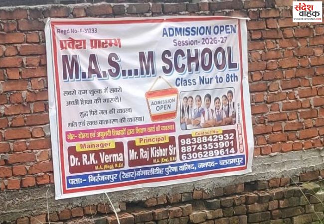 मदरसा के नाम पर अवैध स्कूल का भंडाफोड़, अधिकारियों की फाइलों तक सिमटी कार्रवाई