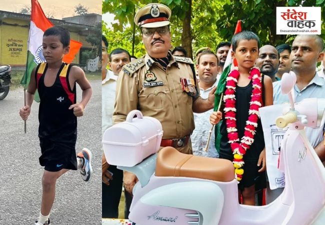 गोंडा की नन्ही धाविका अनामिका का कमाल, 3 घंटे 40 मिनट में पूरी की 30 KM की दौड़