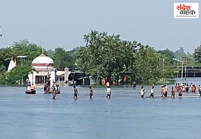 लखनऊ में बाढ़ का कहर, 6 दोस्त डूबे, एक की मौत, 1 लाख से ज्यादा लोग पलायन को मजबूर