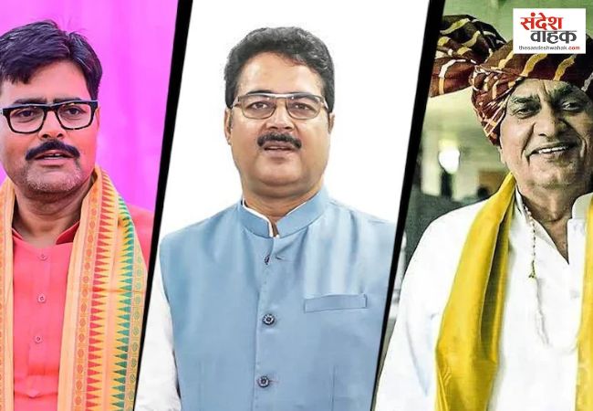 यूपी चुनाव 2027से ठीक पहले बागी विधायक राकेश प्रताप सिंह, अभय सिंह और विनोद चतुर्वेदी भाजपा में शामिल