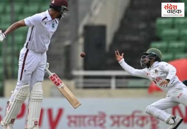 फील्डिंग के दौरान बांग्लादेशी खिलाड़ी के सिर में लगी चोट, जाकेर अली बने सब्स्टिट्यूट