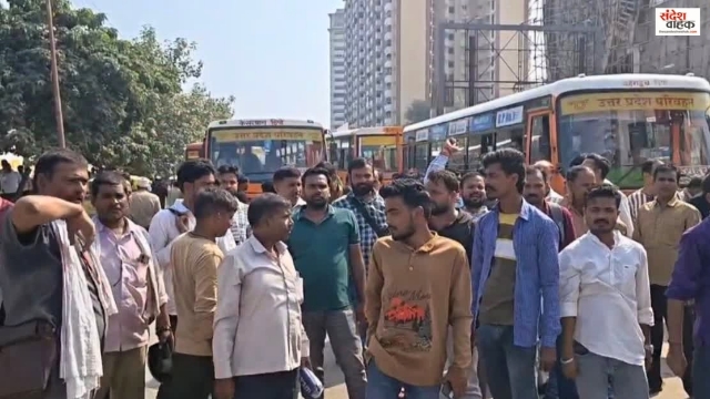 Lucknow Roadways Drivers Protest